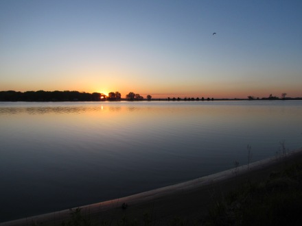 Sunrise at Lake Ogallala