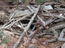 Remnants of the cabin