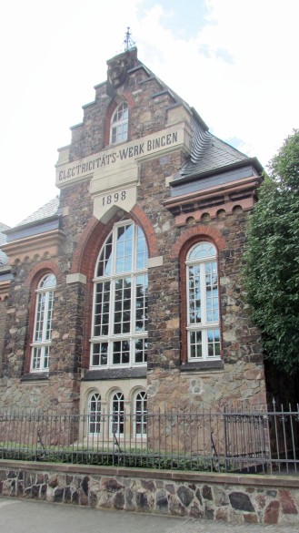 Hildegard von Bingen Museum in Bingen, located in a former power plant along the bank of the Rhine River.